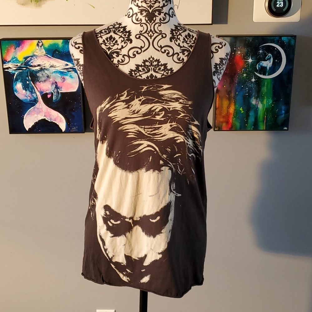 Graphic Print Joker women tank top